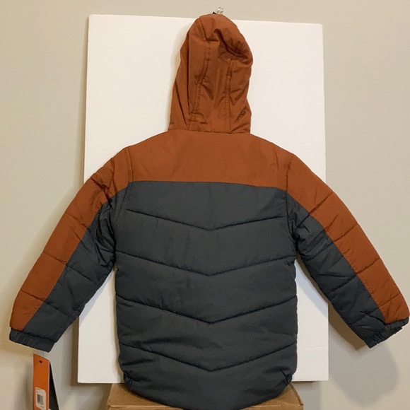 Hawke & Co Puffer Brick Brown Gary Jacket - Picture 3 of 9